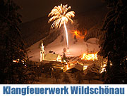 Grosses Klangfeuerwerk Wildschönau 1. Januar 2012. „Tal des Feuers – Wildschönau in Flammen“ (Foto: Thomas Klingler, Wildschönau)